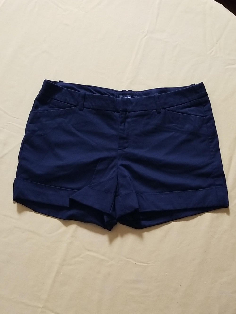 Mossimo Black Stretch Cuffed Bermuda Shorts - Size 8